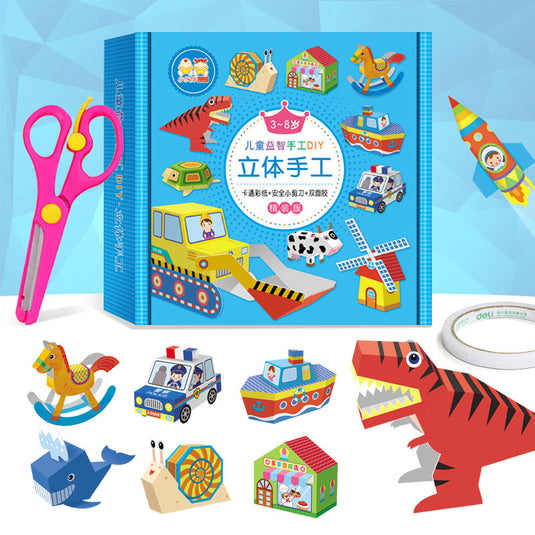 Children'S Educational Toys Paper-Cut Origami