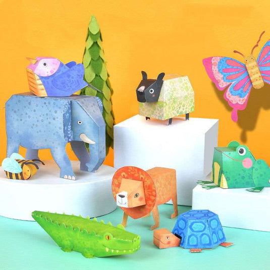 3D Origami Paper Animals - Practimark