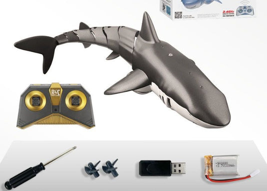 RC Shark Toy: 2.4G Remote-Controlled Swimming Action