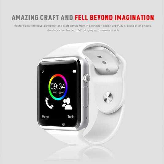 Smartwatch with 2G SIM, Touch Screen, Waterproof & Call Function