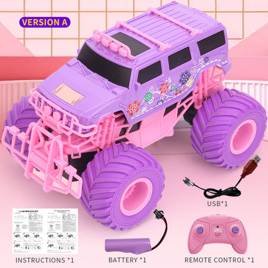 RC Pink Rock Crawler Car Toy