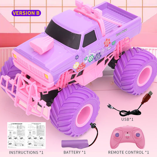 RC Pink Rock Crawler Car Toy