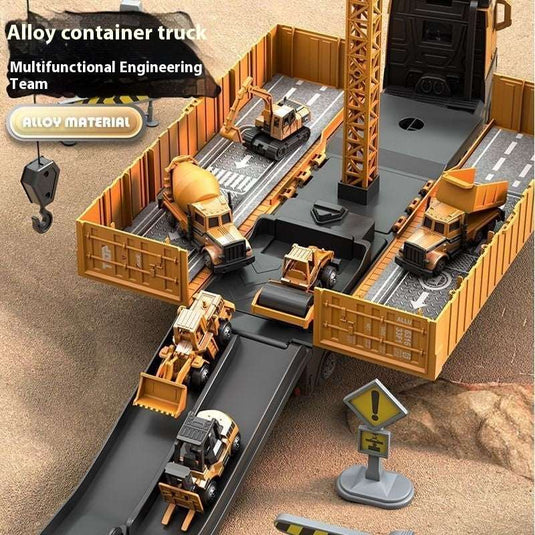 Alloy Container Engineering Vehicle Toy - Practimark