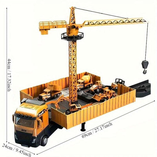 Alloy Container Engineering Vehicle Toy - Practimark