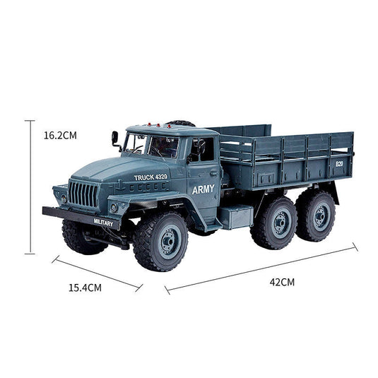 RC 6-Wheel Military Truck - Practimark