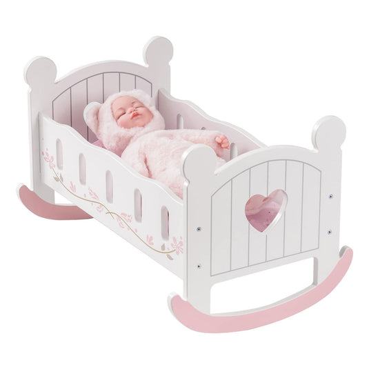 ROBUD Wooden Baby Doll Crib - Practimark