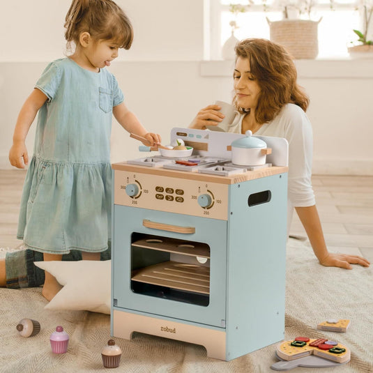 Robud Pretend Play Wooden Oven - Practimark