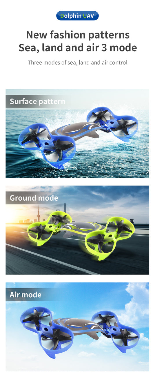 2.4G 3-in-1 RC Sea, Land, and Air Aircraft