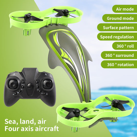 2.4G 3-in-1 RC Sea, Land, and Air Aircraft