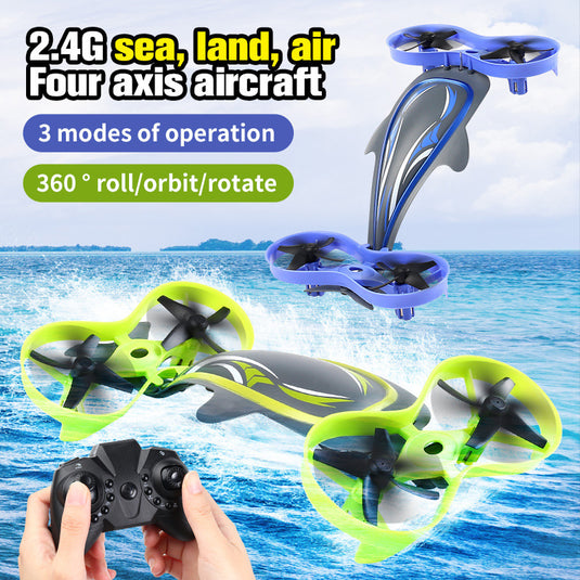 2.4G 3-in-1 RC Sea, Land, and Air Aircraft