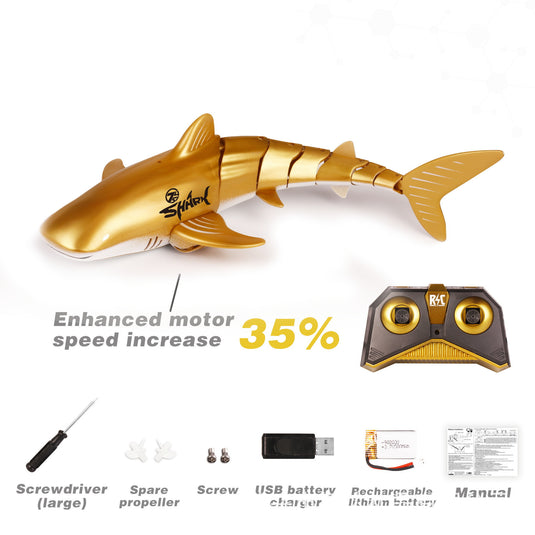 RC Shark Toy: 2.4G Remote-Controlled Swimming Action